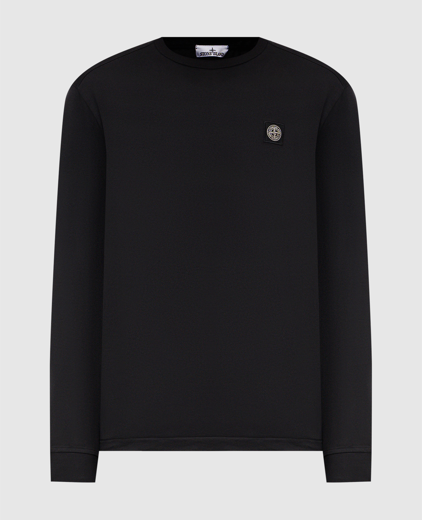 

Black long sleeve with logo patch Stone Island
