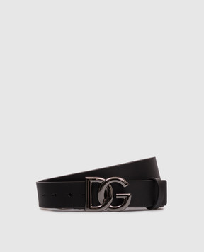 Dolce&Gabbana Black leather belt BC4644AX622