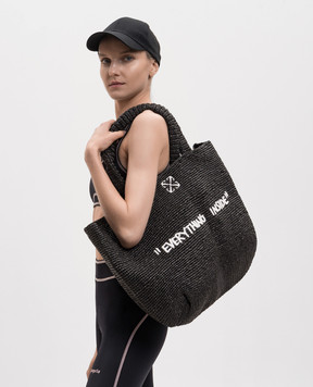 Off-White Black Jitney Tote Bag OWNA23CC99FAB001