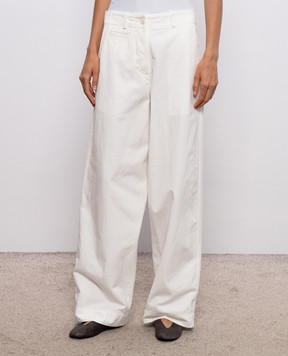 The Row Fadry ivory pants 11012W4507