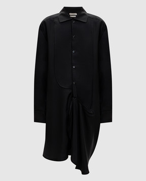 JW Anderson Black silk shirt dress DR0512PG1934