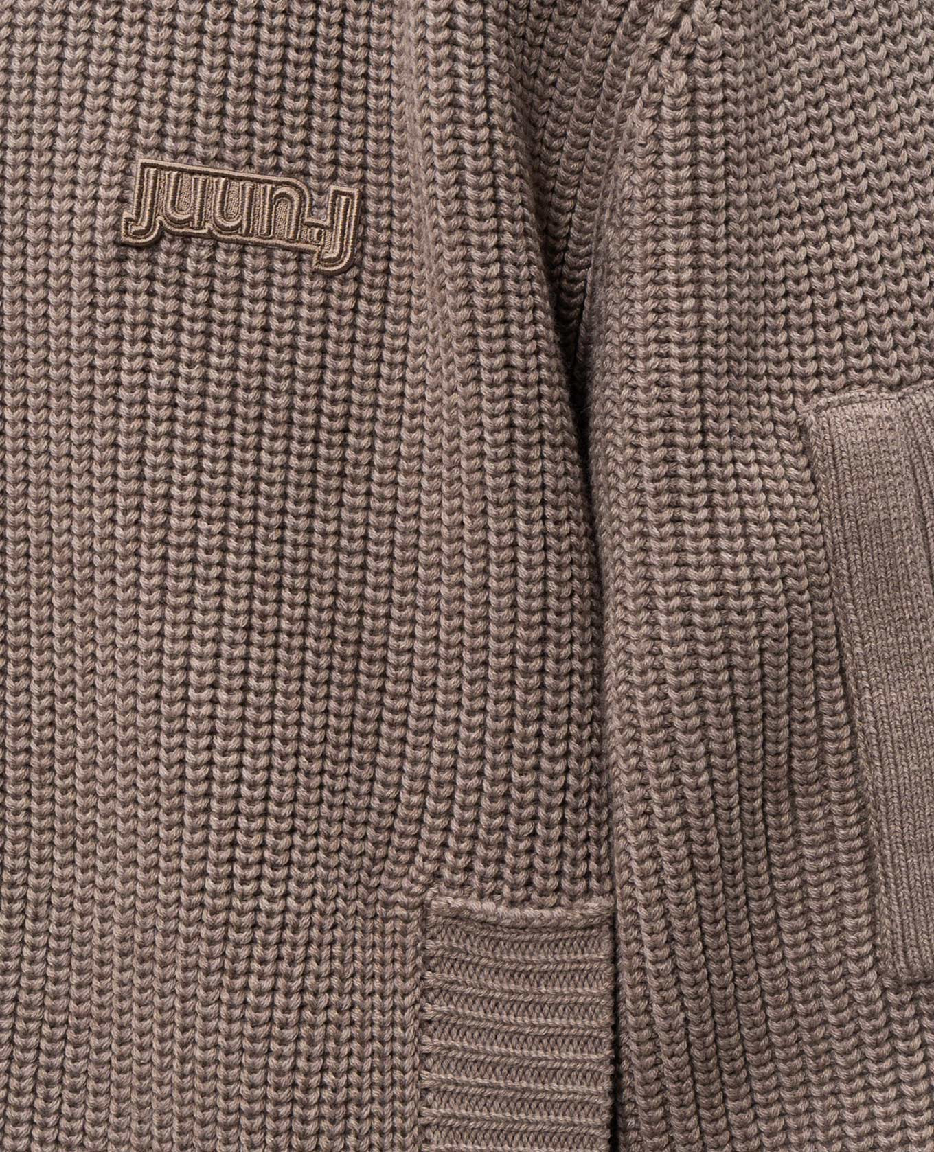 

Brown cardigan with wool Juun.j