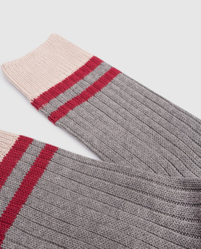 Brunello Cucinelli Gray socks MCS93551