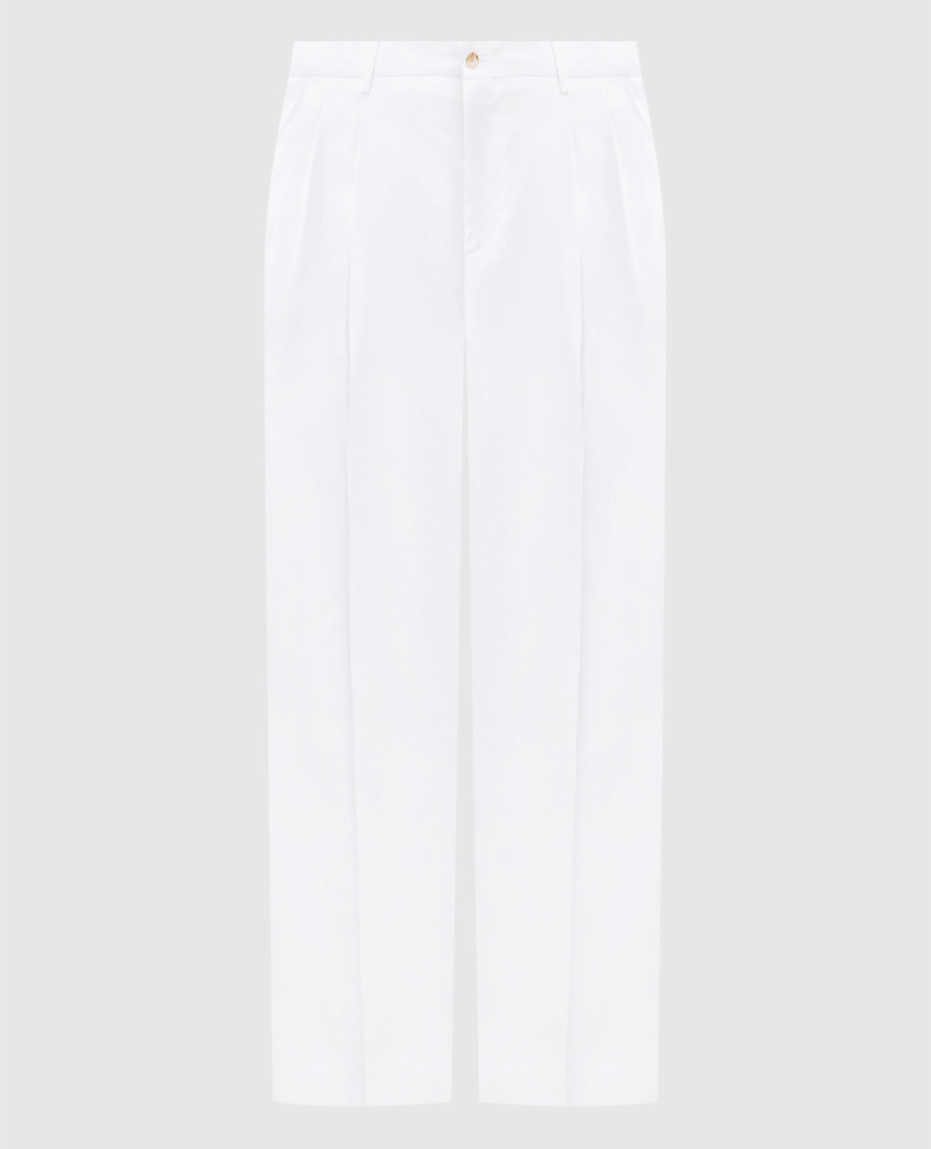 Pantaloni di lino bianchi