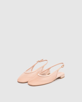 Stuart Weitzman Bareitall beige slingbacks SN771