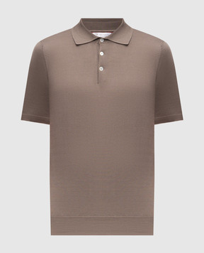 Brunello Cucinelli Brown polo M29800125