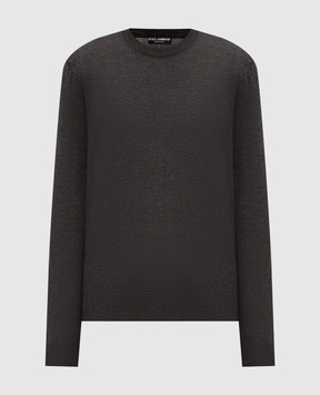 Dolce&Gabbana Gray cashmere jumper GXX02TJBW1W