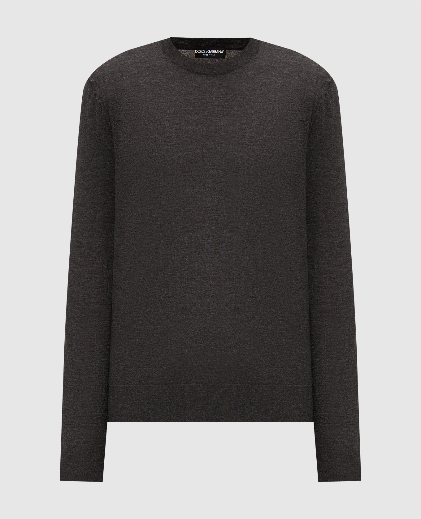 Gray cashmere jumper