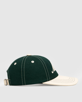 Ami Paris Green cap with logo embroidery UCP293AW0053