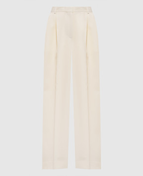 Toteme Ivory wool trousers 261WRB0340FB0576