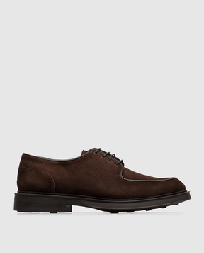 Sturlini Brown suede derby shoes U0856