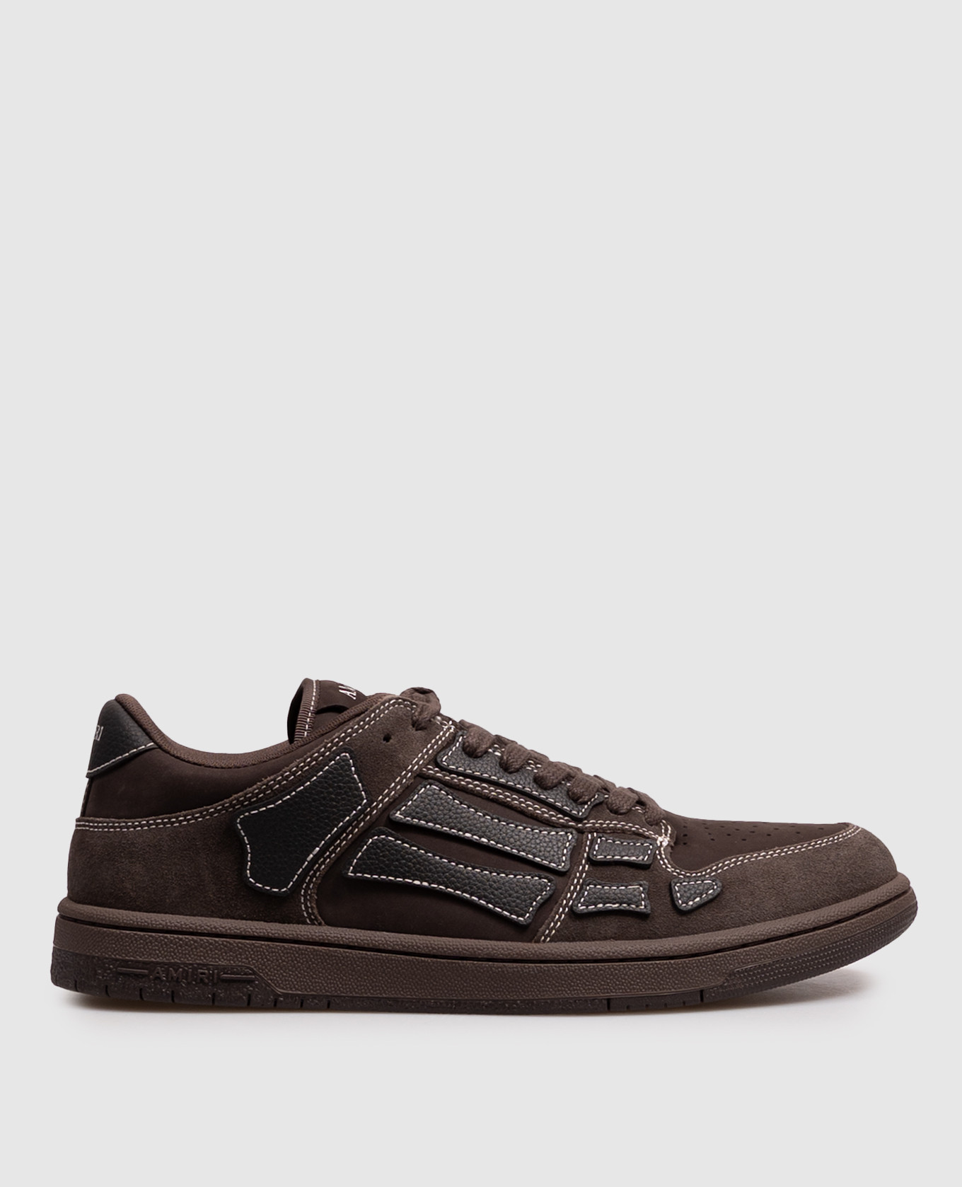 Brown suede Skel Top sneakers
