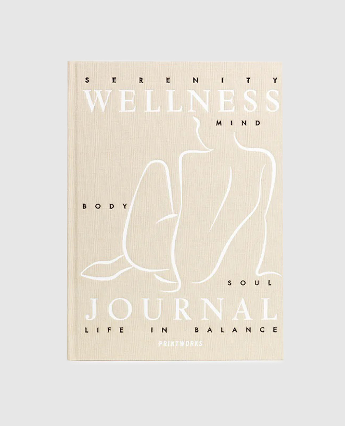 

Beige undated weekly planner WELLNESS Printworks