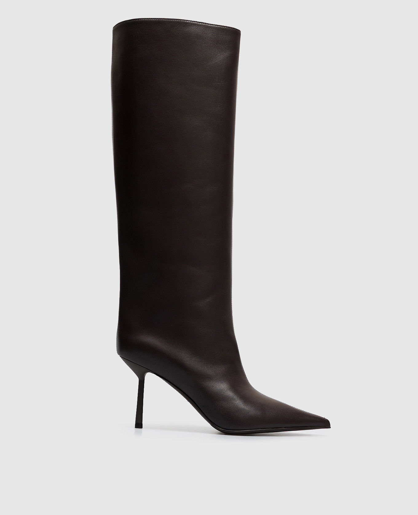 Bella brown leather boots