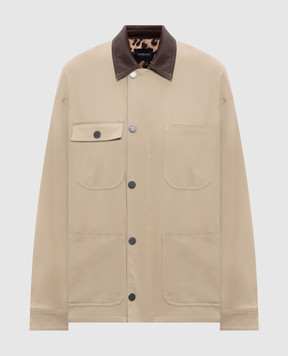 Simonetta Ravizza Oriente beige jacket S06JA400T109L1C