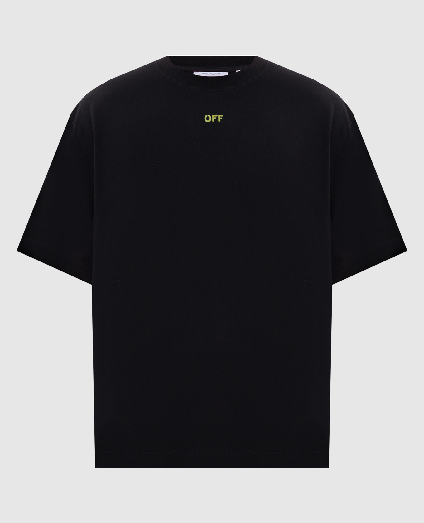 

Black T-shirt with Dark Slime emblem Off-White