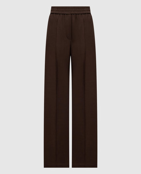 Brunello Cucinelli Brown wool pants MP542P9002