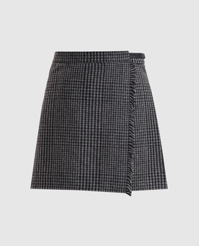 Woolrich Gray skirt with wool on the smell CFWWSK2014FRUT5510