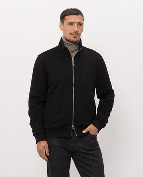 Stefano Ricci Black cashmere jacket MZJ6300112C0001T