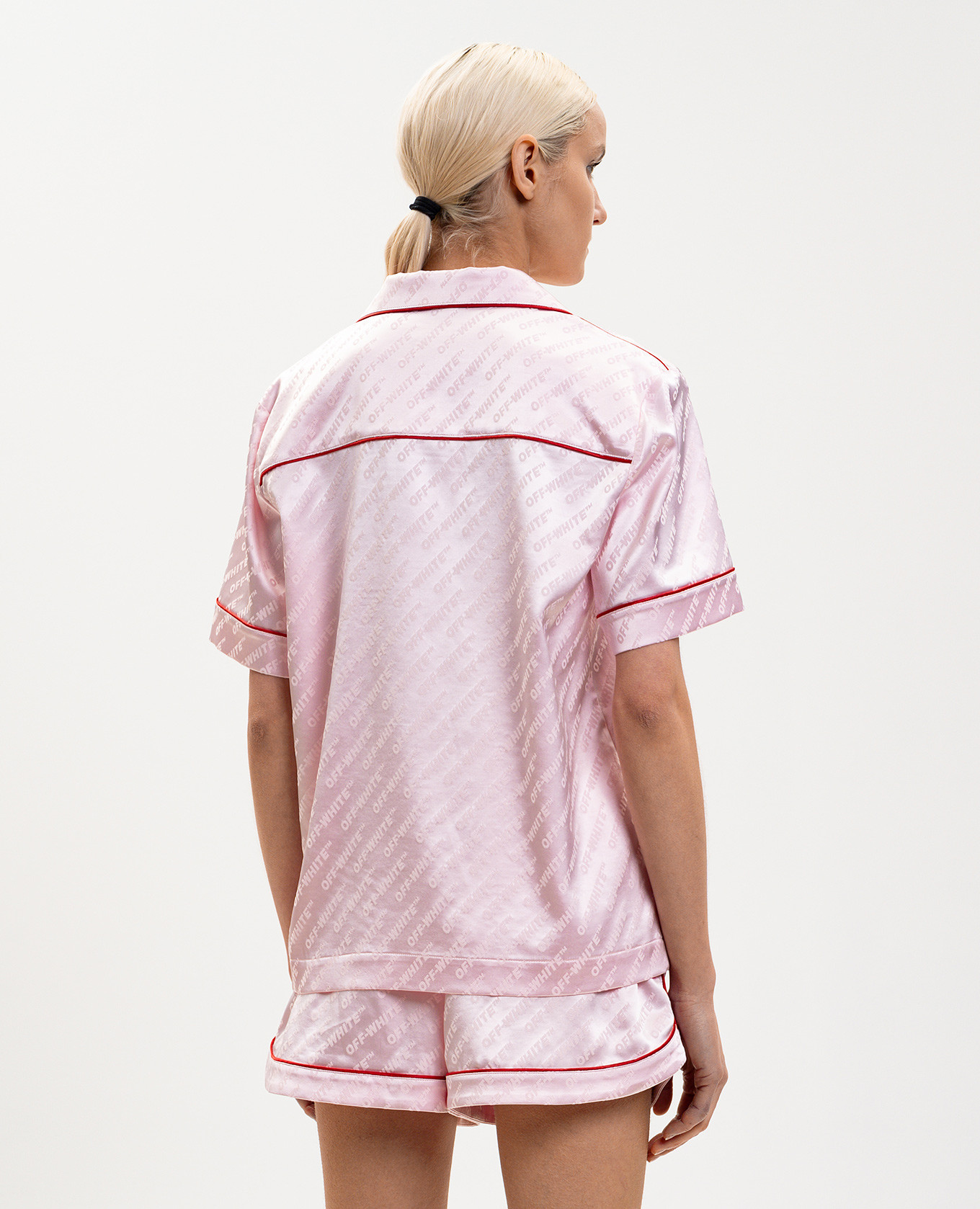 

Pink pajama-style shirt Off-White