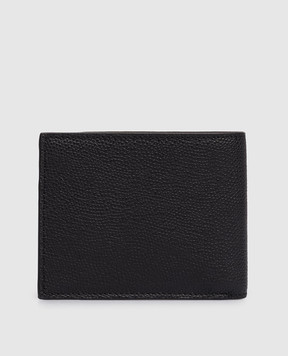 Bally Black Essential wallet with textured logo MLW08JVT574