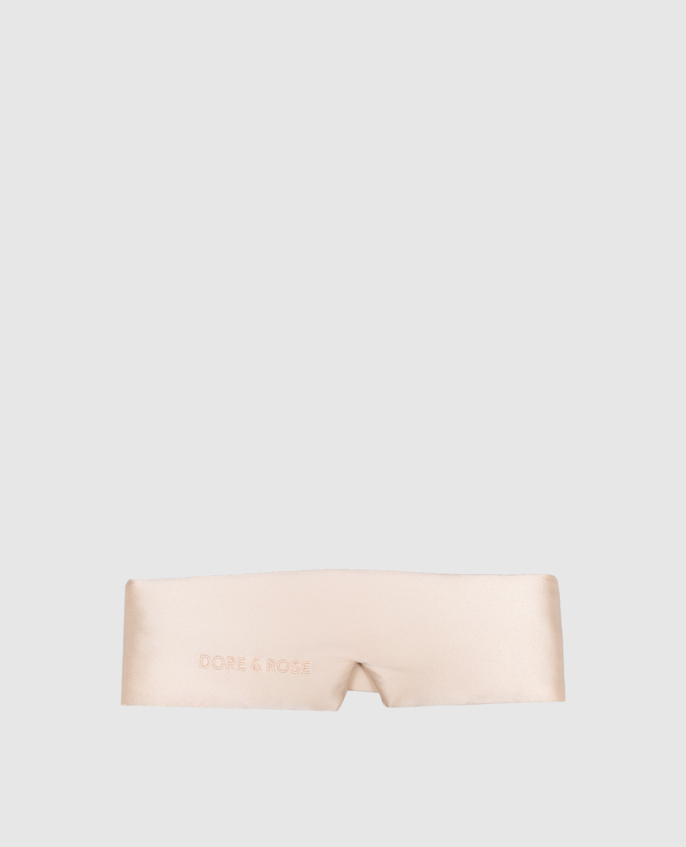 Children's beige silk sleep mask