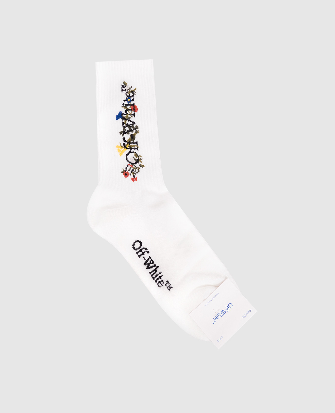 

White socks with a pattern Off-White