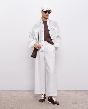 Brunello Cucinelli White cotton shirt MQ986NE416