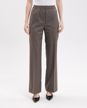 Max Mara Weekend Brown PETRA pants with wool WKDPETRA