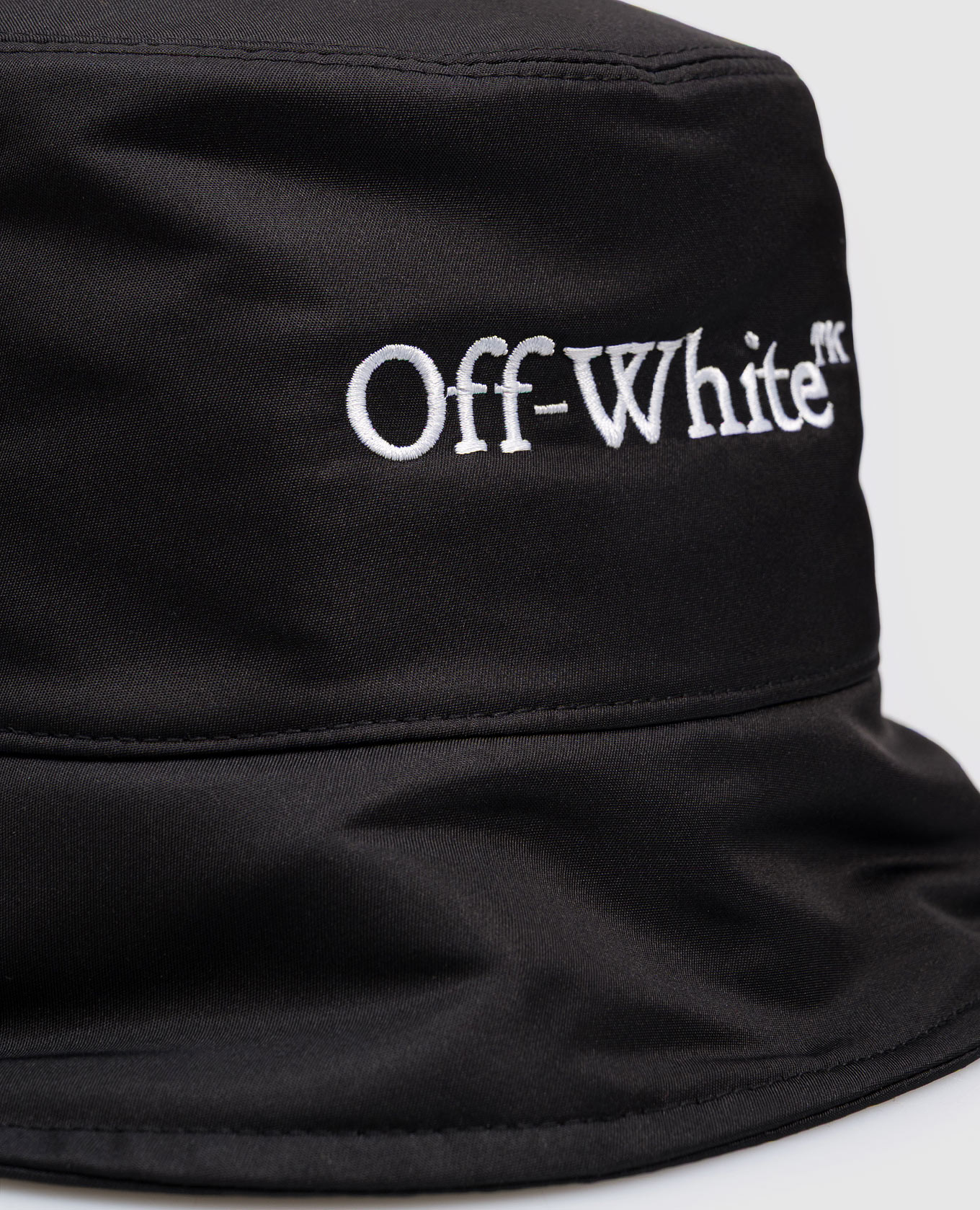 Black Panama with logo embroidery Off-White 4