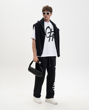 Off-White White T-shirt with Spray logo print 44MAA120S26J00L