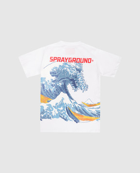 Sprayground Children's white T-shirt Japan Wave SPY263WHT