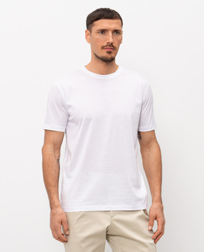 Pini Parma White straight-cut T-shirt TSHJERBCO