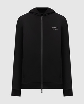 Moncler Black sports jacket with logo L10918G0001089AZY