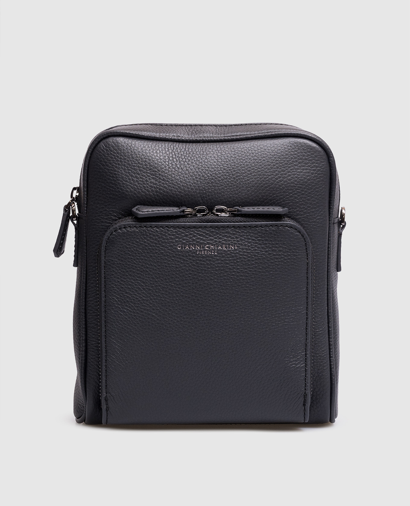 

Florence blue leather bag with logo Gianni Chiarini