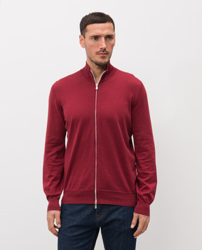Brunello Cucinelli Red cardigan M2900106
