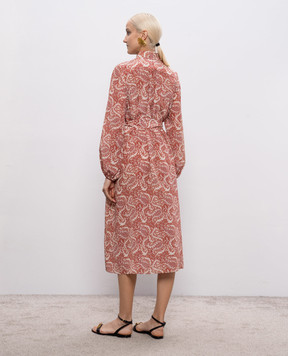 Max Mara Weekend Pink UBICATO silk shirt dress WKDUBICATO
