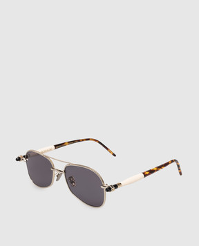 Kuboraum P75 Silver Sunglasses KRSP75LGH000002Y