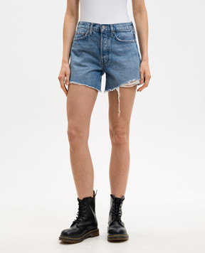AGOLDE Parker Long Blue Denim Shorts A90101885