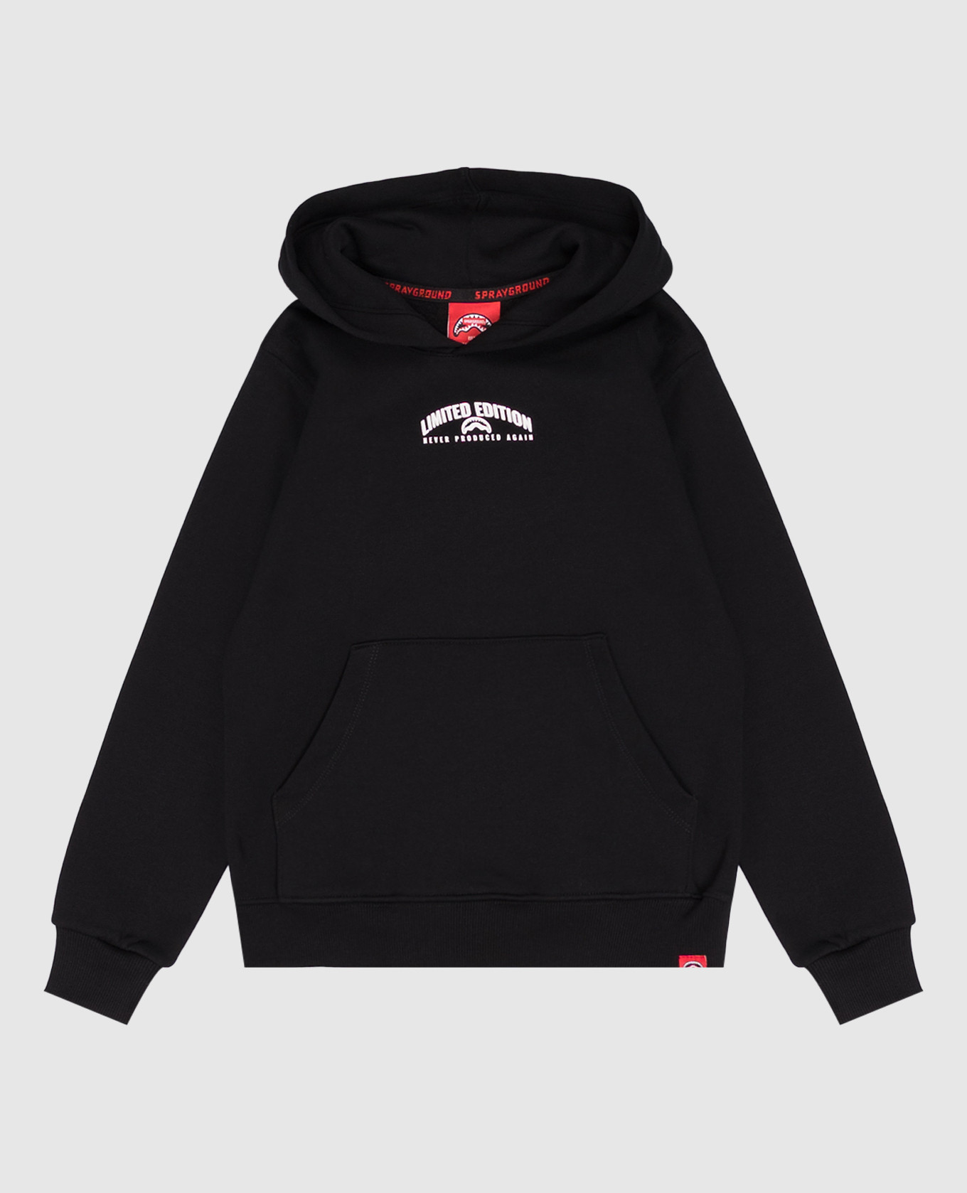 

Children's black hoodie with logo print Sprayground