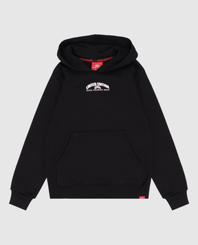 Sprayground Children's black hoodie with logo print SPY1488GBLK