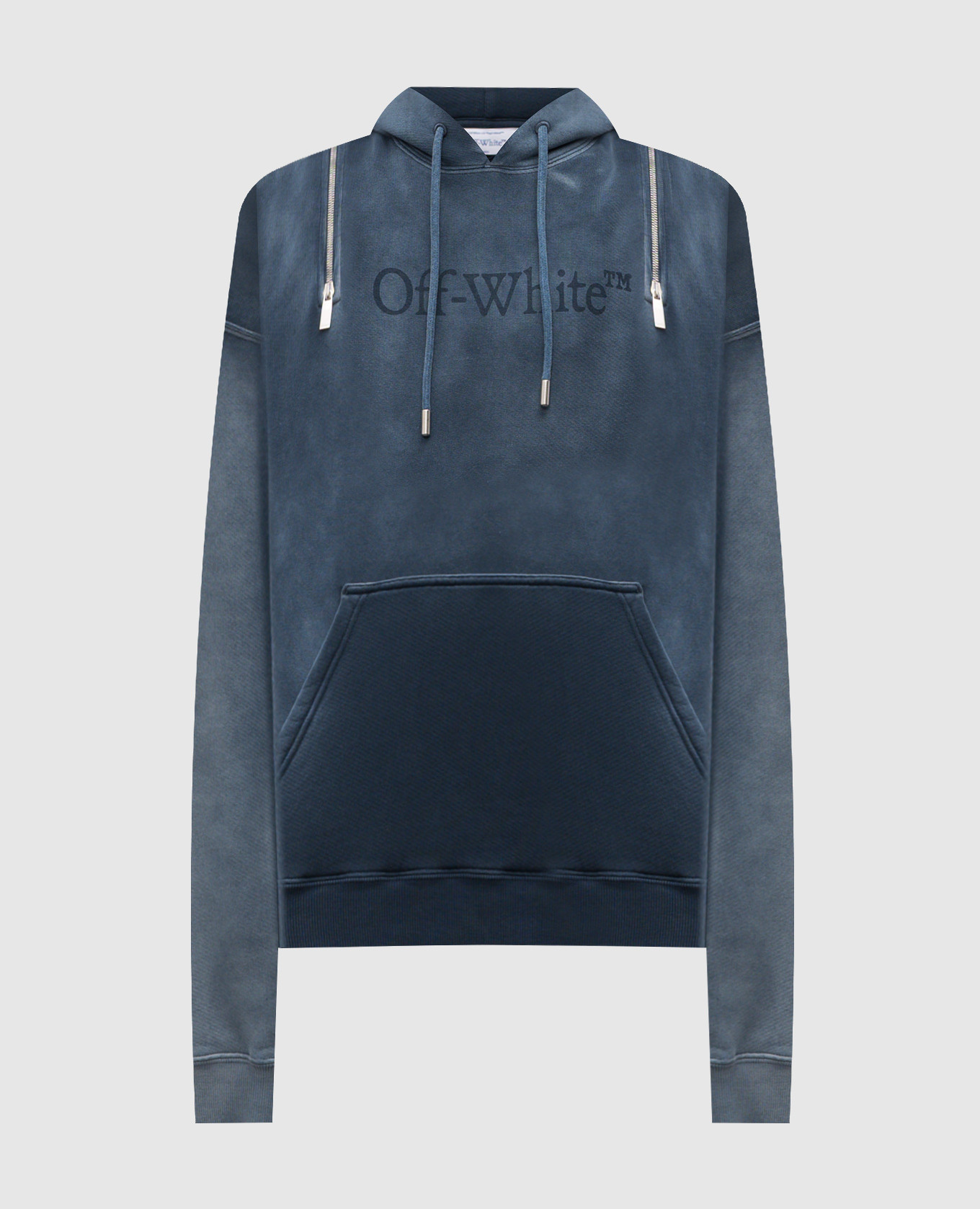 

Blue hoodie with logo print Off-White