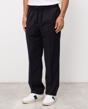 Peserico Blue pants with wool R5423402561
