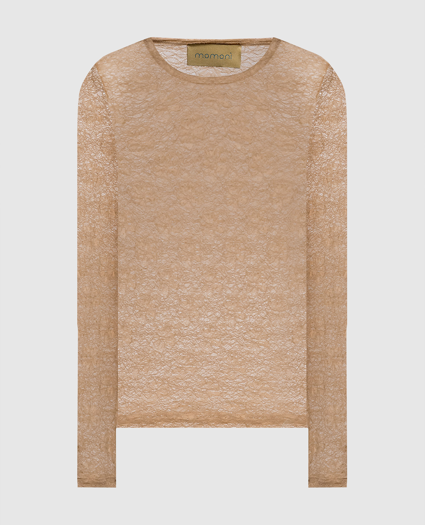 

Beige WAINA lace top Momoni