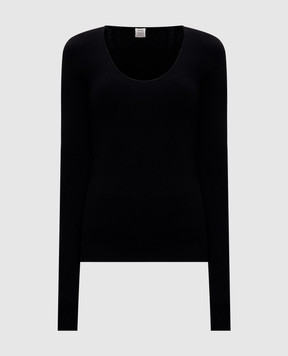 Toteme Black wool jumper 254WRT0571YA0128