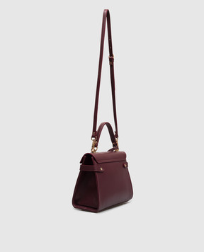 Gianni Notaro Burgundy leather bag 099DOLLAROORO