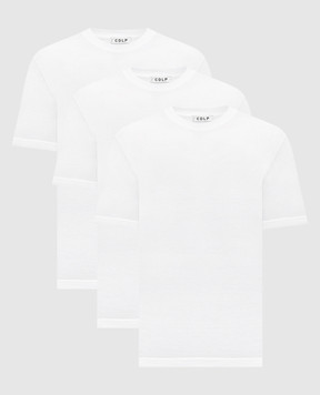 CDLP Set of white t-shirts MTO016012123