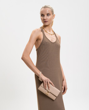 Tom Ford Beige leather clutch S0508LCL095G