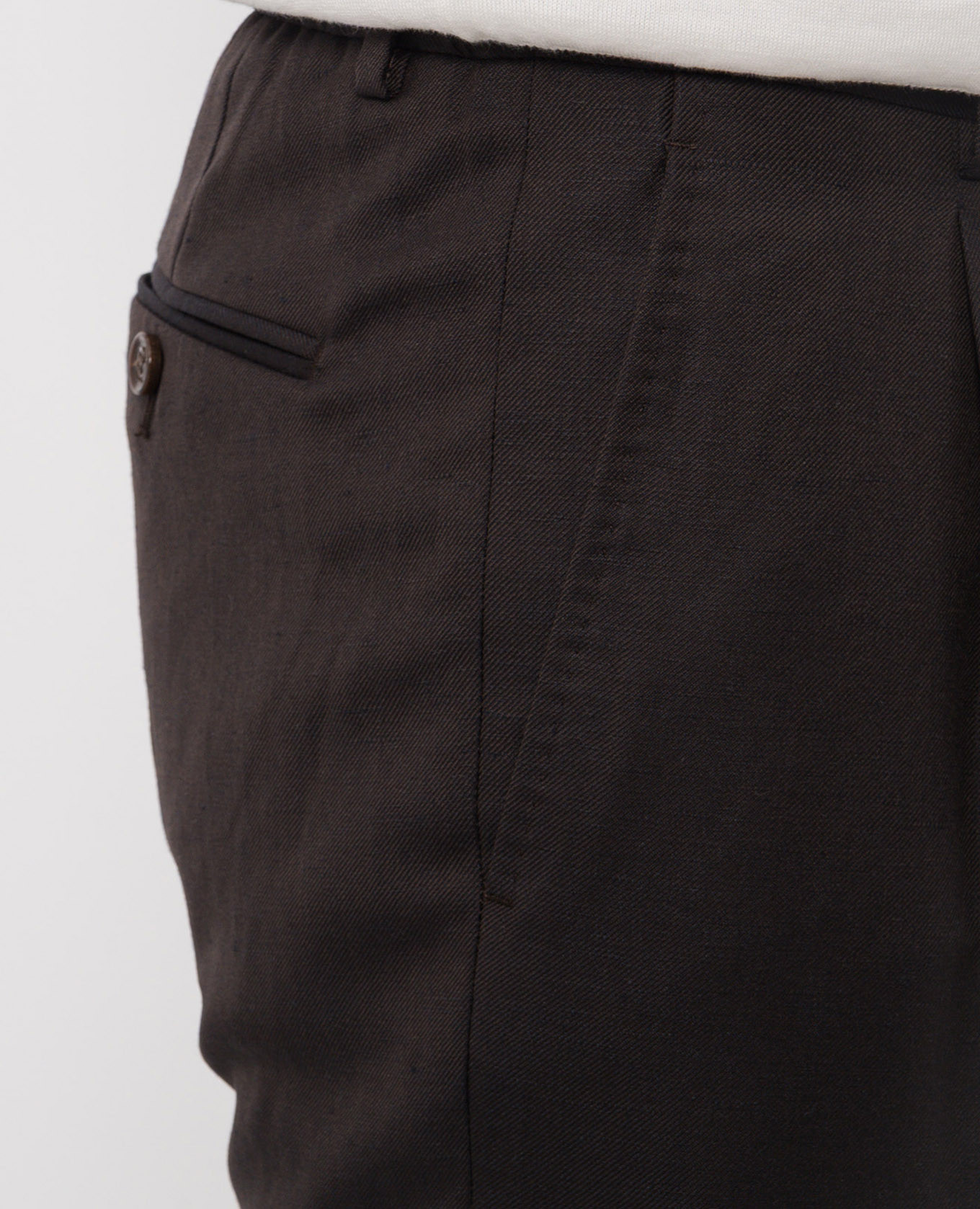 

Brown ANTON wool and linen pants MooRER