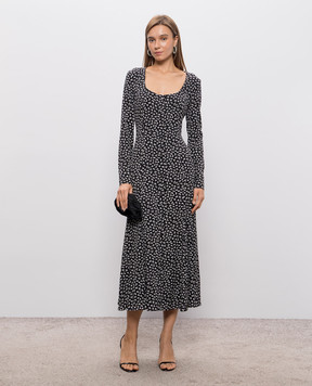 Dolce&Gabbana Black midi dress F632XTFSAGK